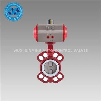 Penumatic Actuator Ductile Iron Wafer Butterfly Valve