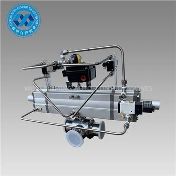 3 Way Ball Valve With Pneumatic Actuator