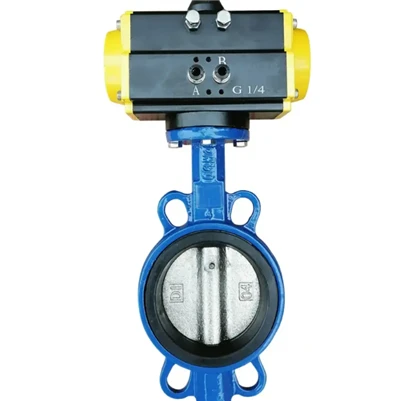 Chinese Manufacturer Price Pneumatic Stainless Steel Wafer Butterfly Valve