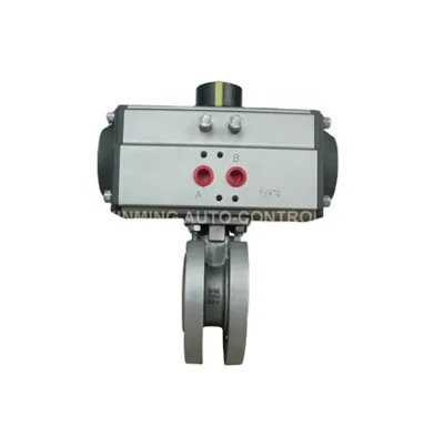 Chinese Pneumatic Actuator Wafer Thin Ball Valve Factory Price