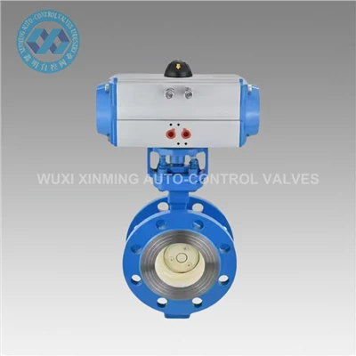 Efficient Pneumatic Flanged Butterfly Valve Accurate Fluid Regulation