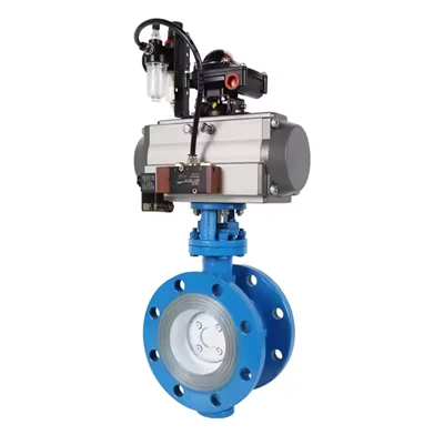 Triple Eccentric Pneumatic Butterfly Valve