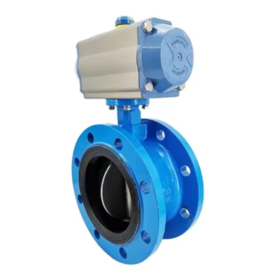 Factory-direct Pneumatic Double Eccentric Flange Butterfly Valve