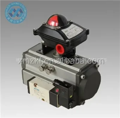 Pneumatic Actuator With Limit Switch Box
