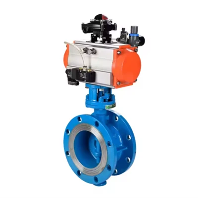 Pneumatic Sanitary Butterfly Valve With Low Leakage Rate