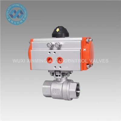Single And Double Action Ball Valve With Actuator
