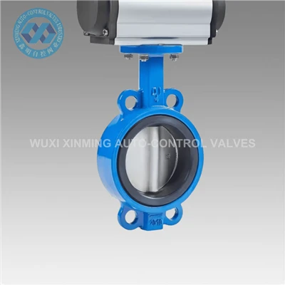 Stainless Steel SS304 316L Pneumatic Butterfly Valve Butterfly Valve